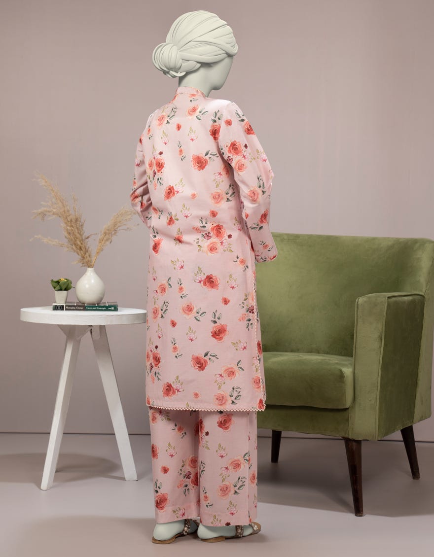 PINK LAWN DIGITAL PRINTED CO-ORD SET