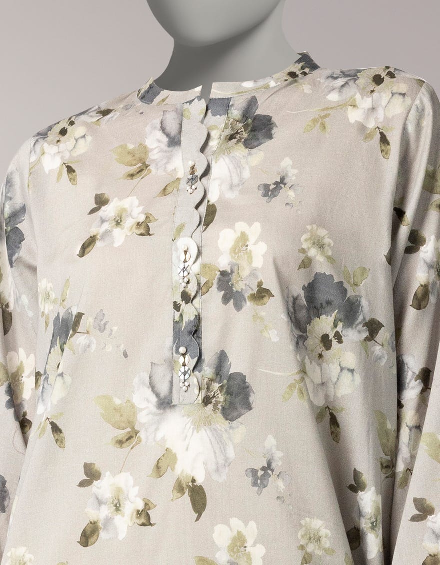 GREY LAWN DIGITAL PRINTED UNSTITCHED 2PC