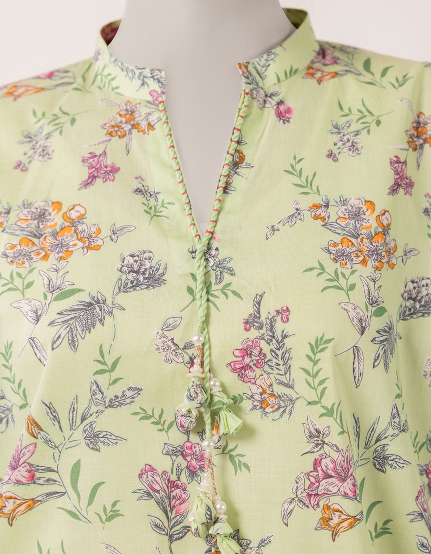 MULTICOLOR LAWN EMBROIDERED UNSTITCHED 2PC