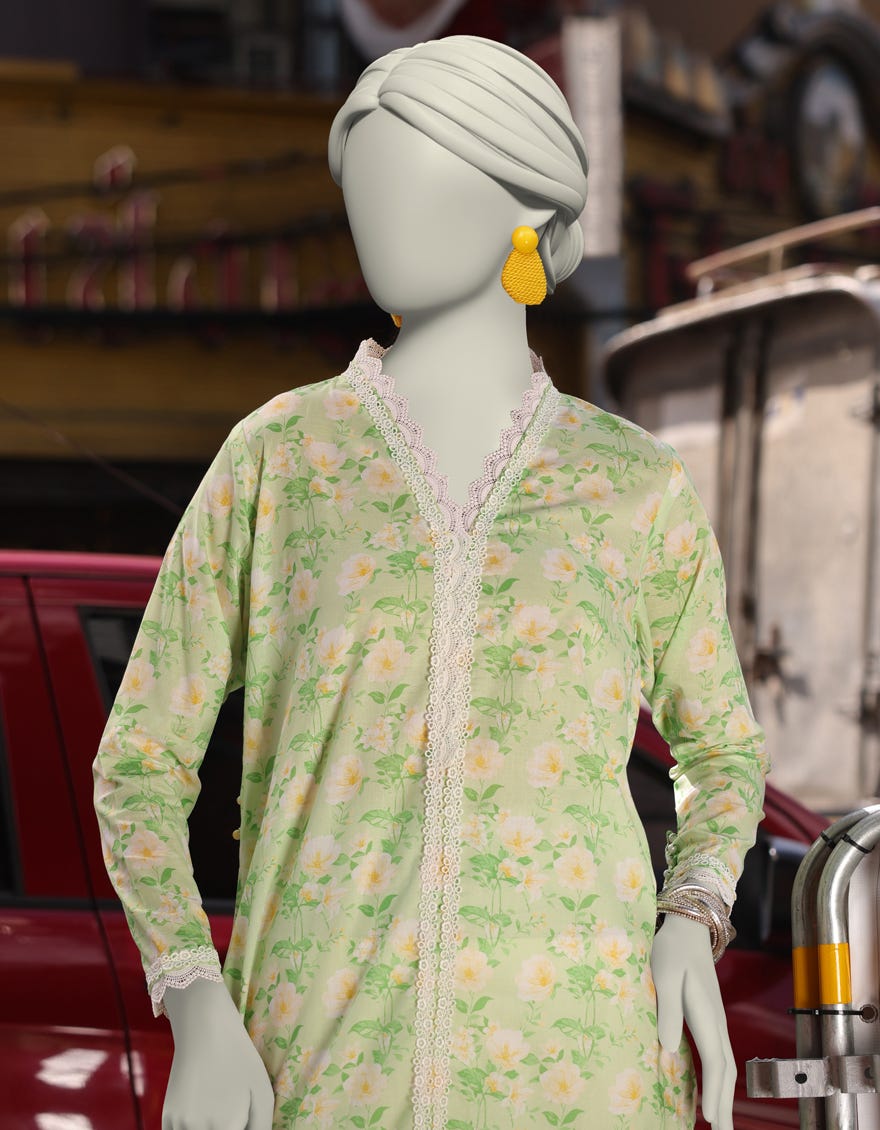 MULTICOLOR LAWN PRINTED UNSTITCHED 1PC | JLAWN-S-JSU-25-910