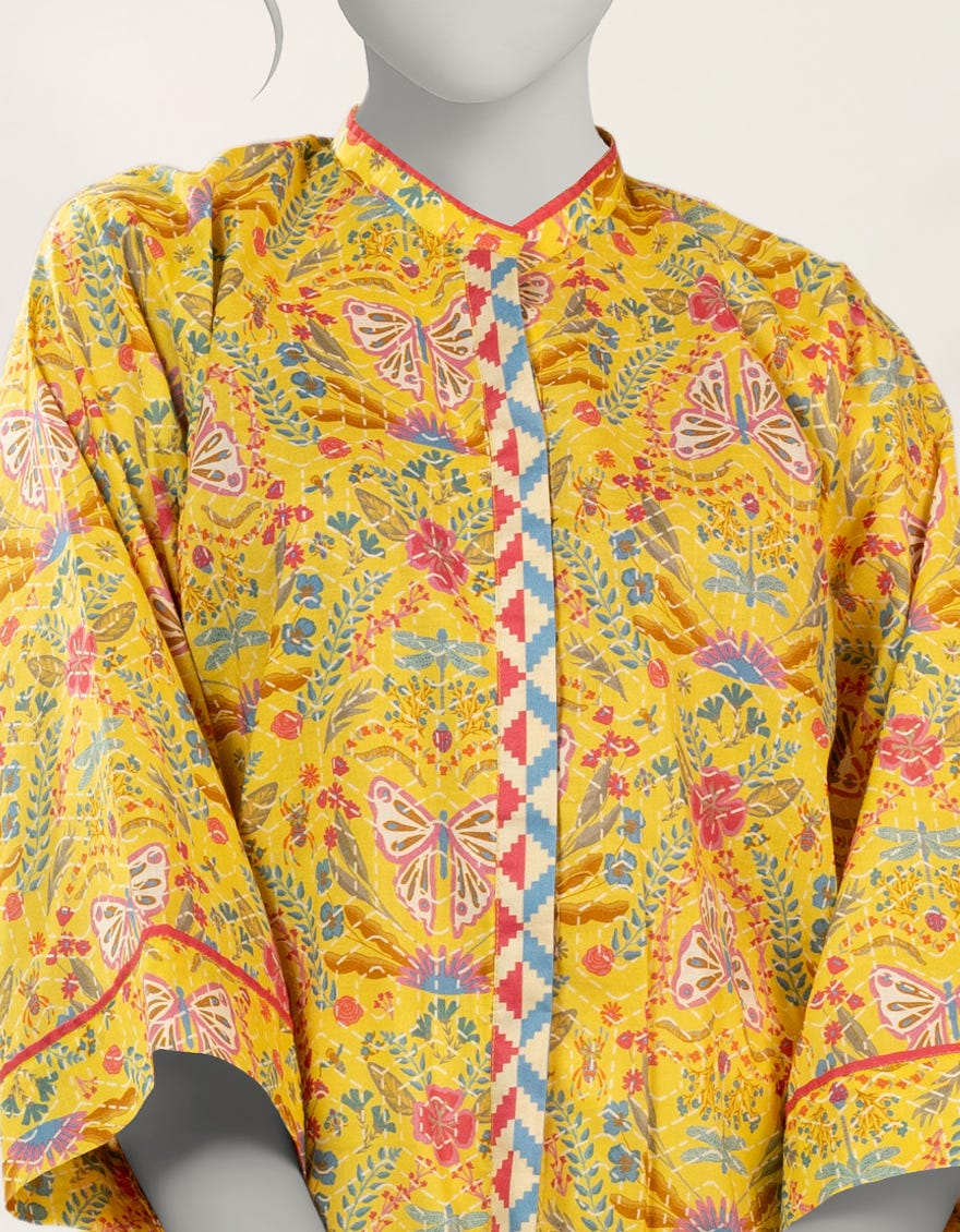 MULTICOLOR DIGITAL PRINTED LIMINAL KURTA
