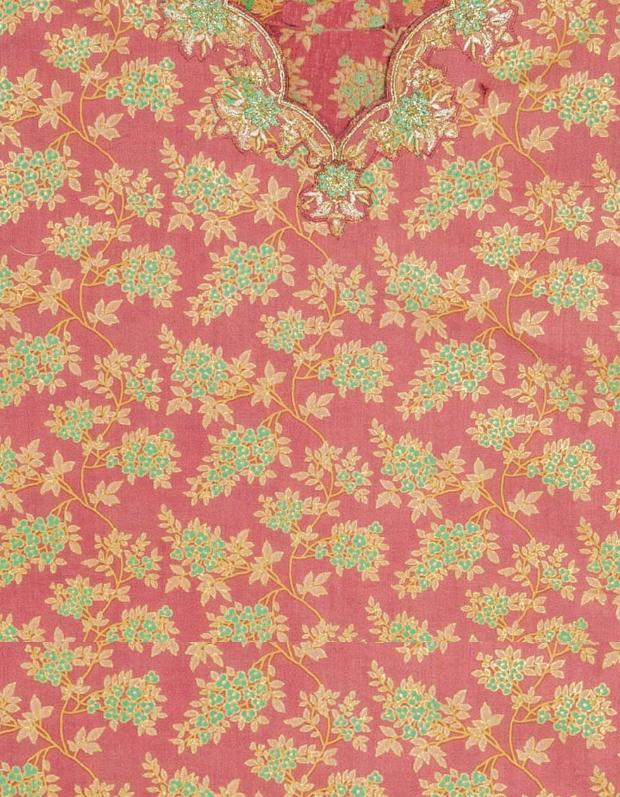 PINK LAWN EMBROIDERED KURTA