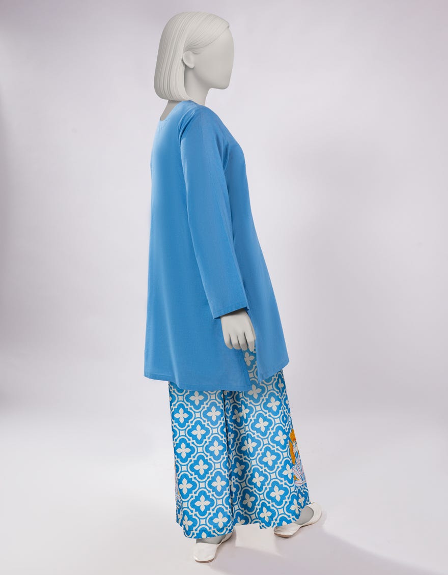 BLUE LAWN EMBROIDERED 2PC STITCHED