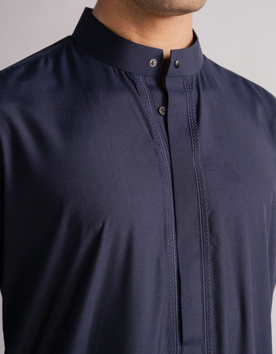 NAVY BLUE SEMI-FORMAL JUBBA
