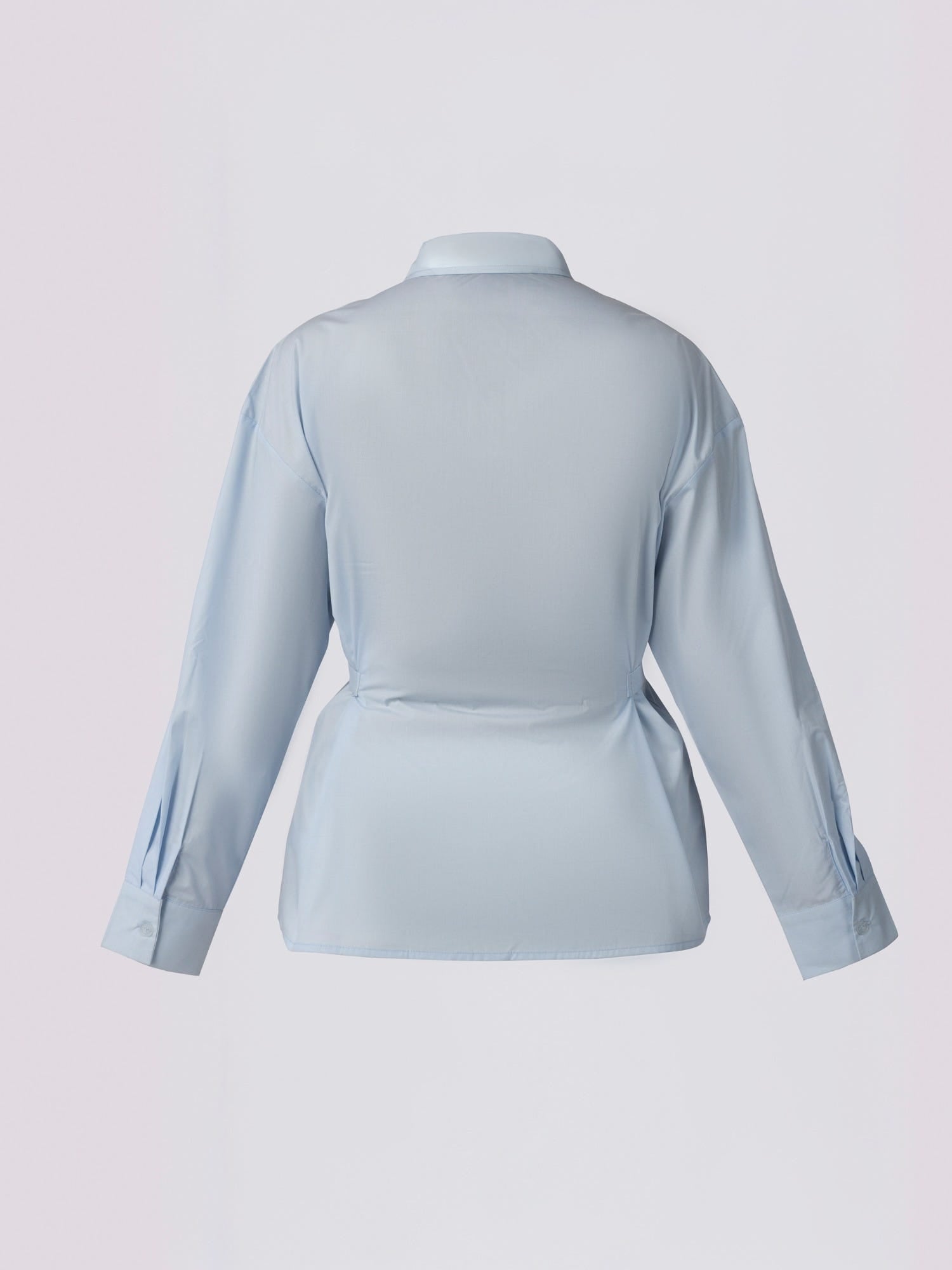 Blue Hourglass Button-Down