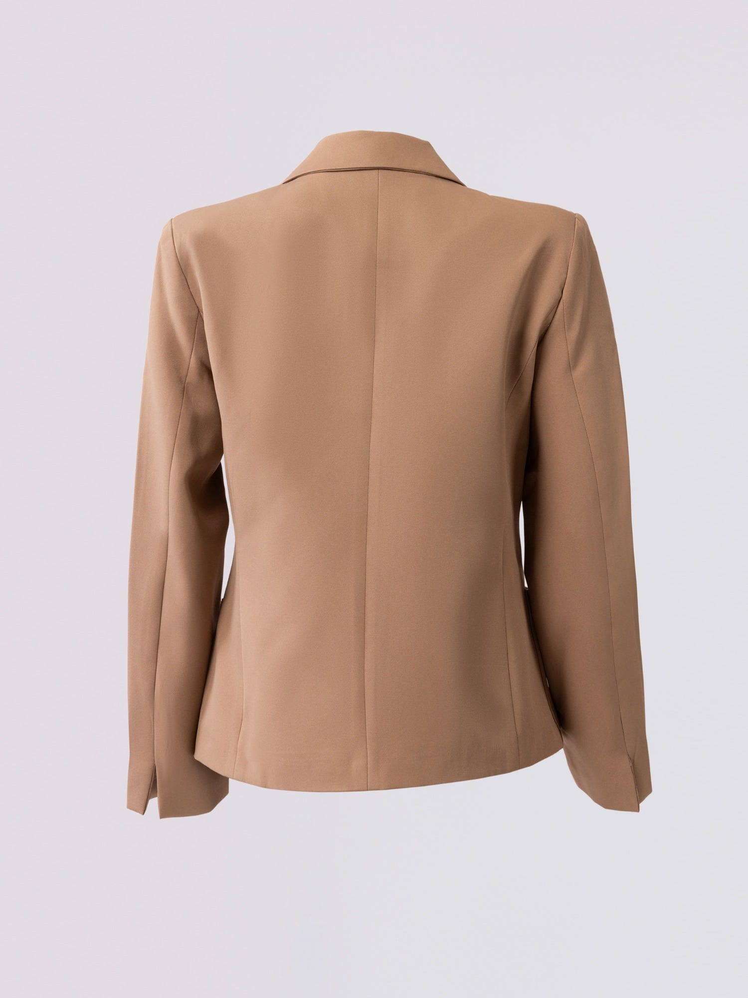 Brown Double-Breasted Blazer