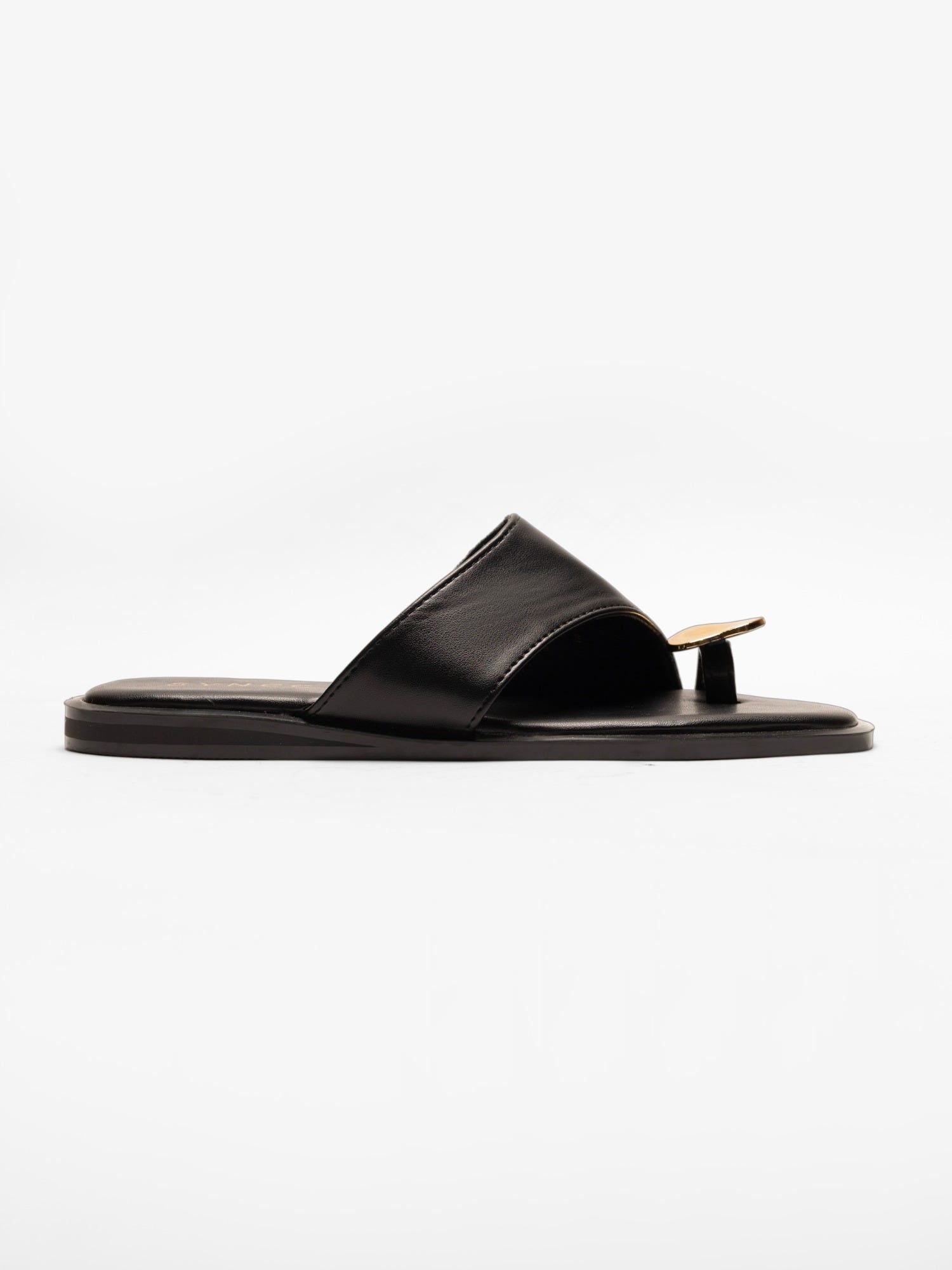 Black Casual Slides