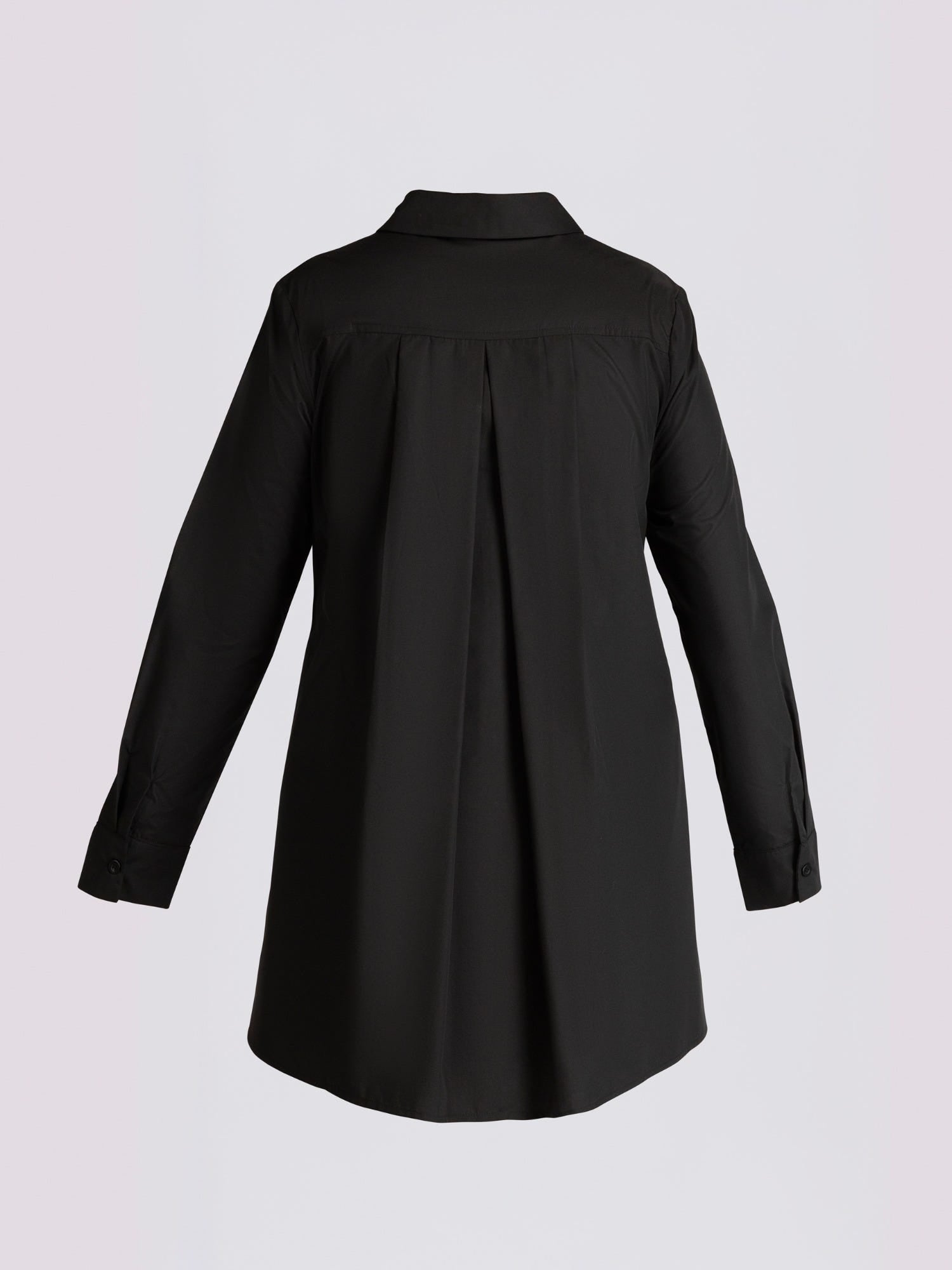 Black High-Low Step Shirt