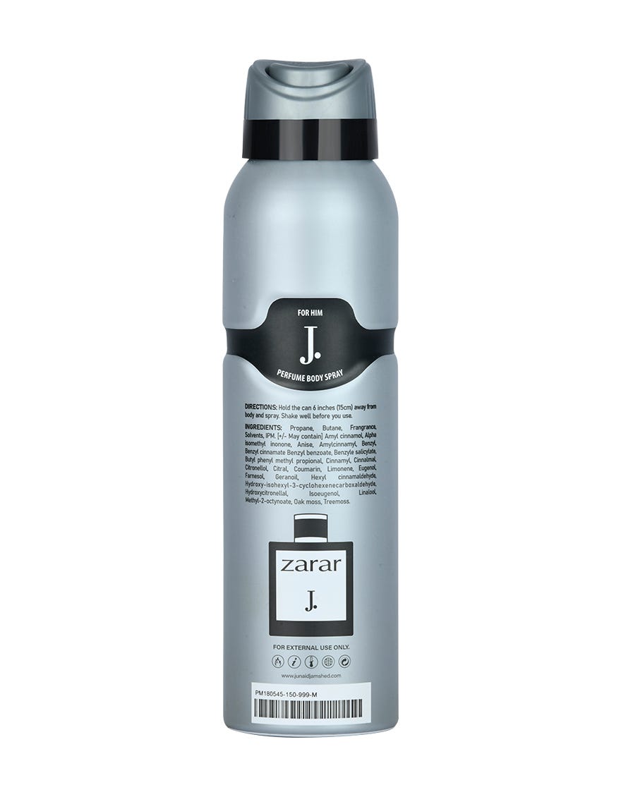 ZARAR POUR HOMME PERFUME BODY SPRAY