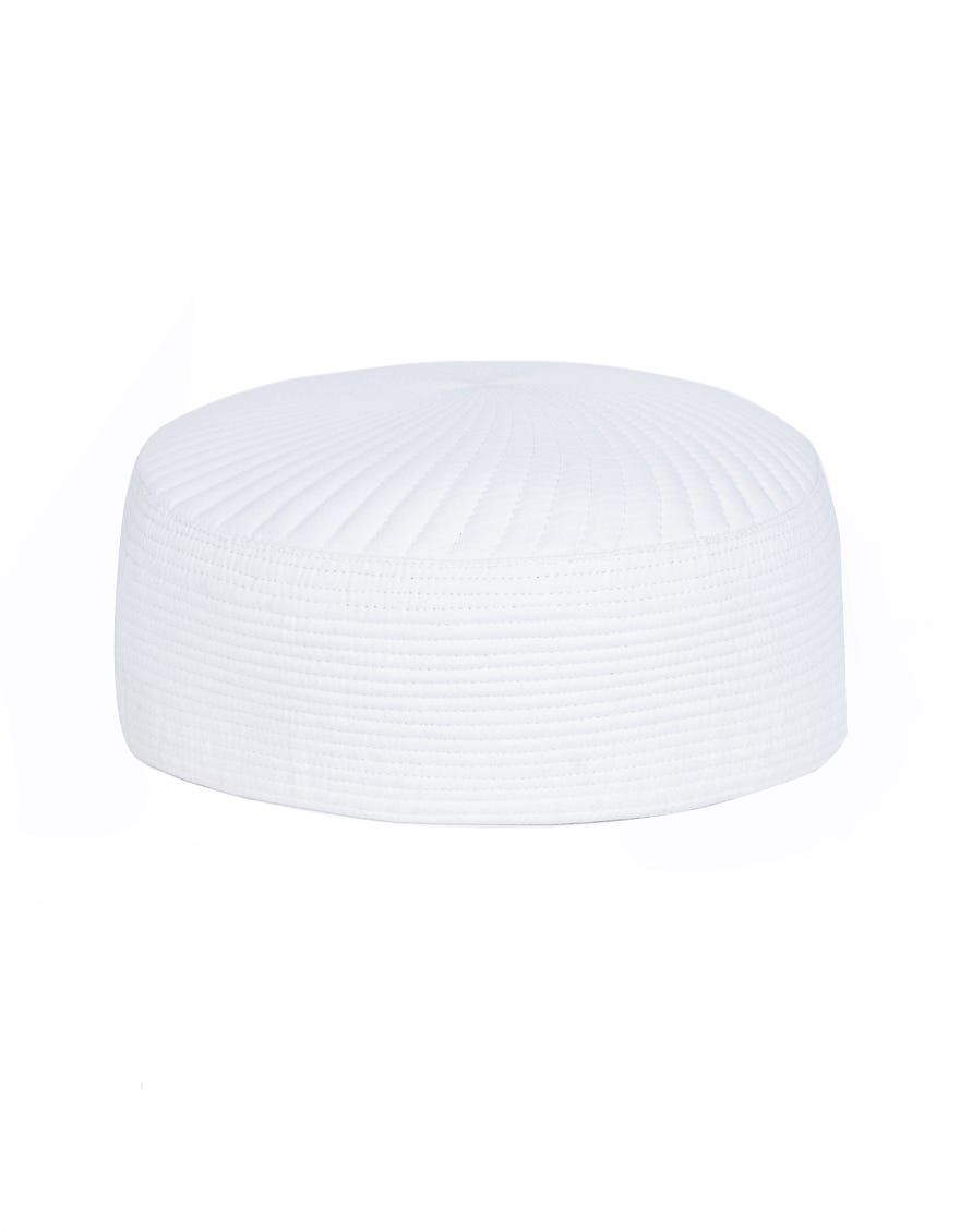 White Blended Cap | Jj-Cap-0002-R95