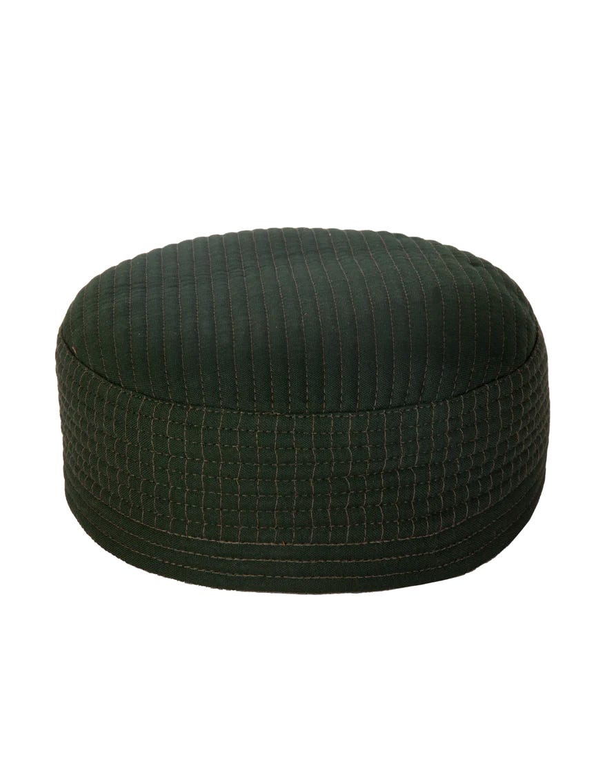 Dark Green Blended Men Cap | Jj-Cap-0027-R3