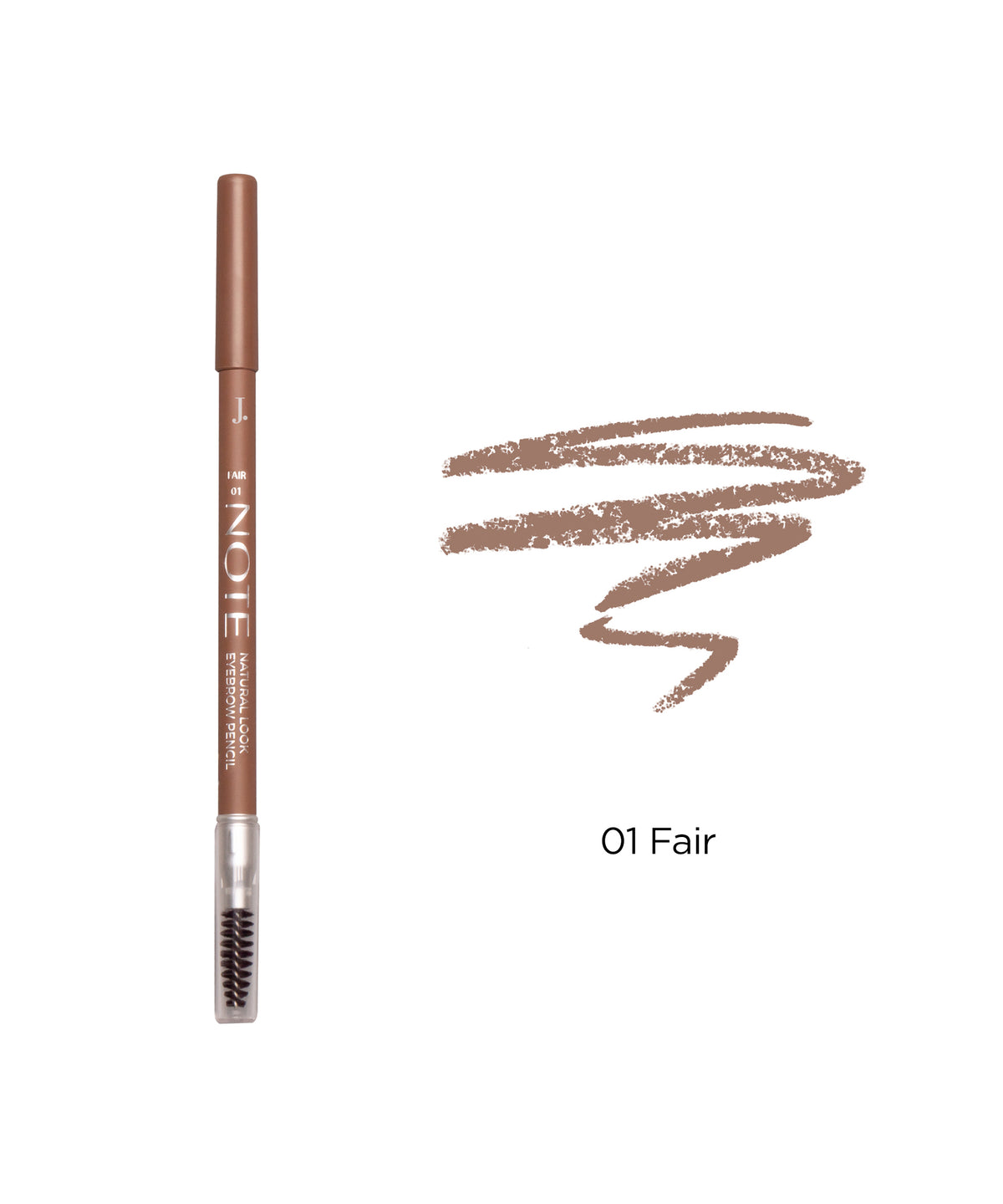Dual Sided Natural Look Eyebrow Pencil 01 Fair