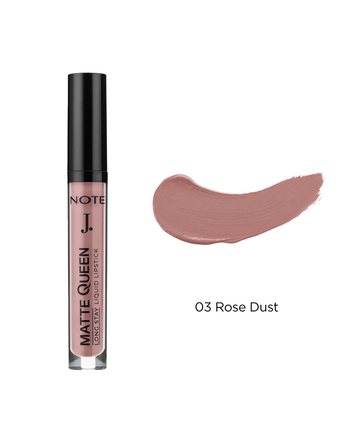 Matte Queen Liquid Lipstick Shade 03 Rose Dust