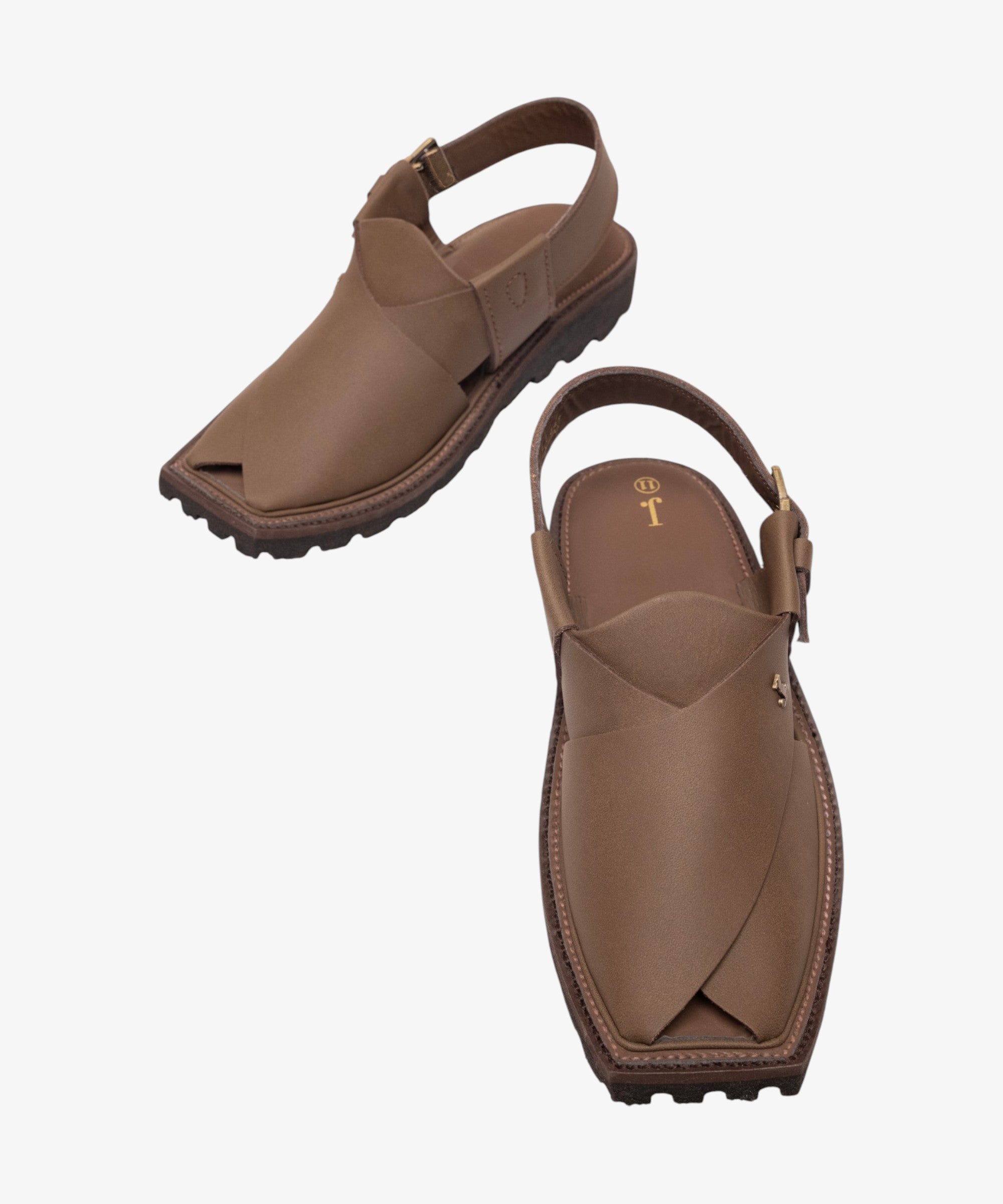 CAMEL BROWN PESHAWARI SANDALS