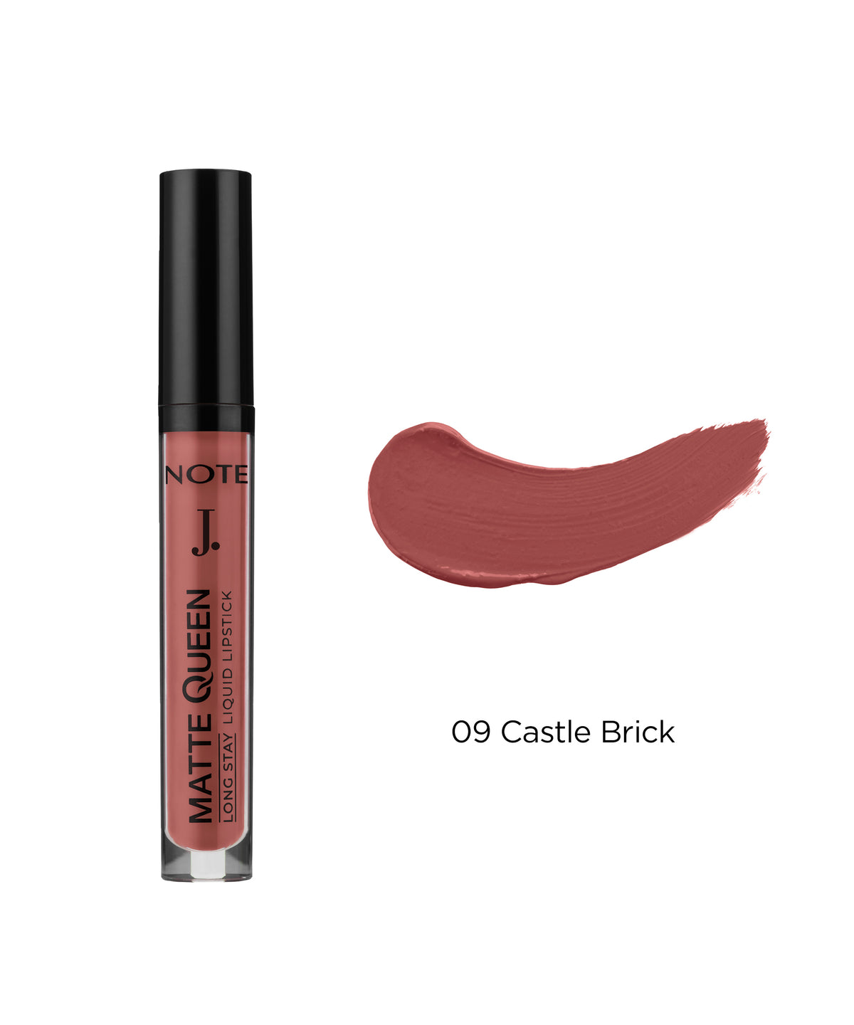 Matte Queen Liquid Lipstick Shade 09 Castle Brick