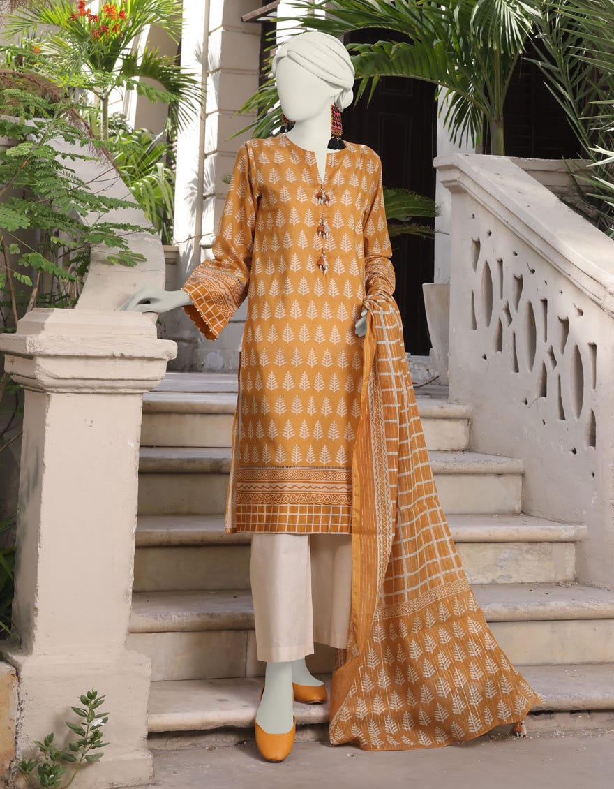 Multicolor Lawn Unstitched 2 Piece Dress | Jlawn-S-Jds-24-1149