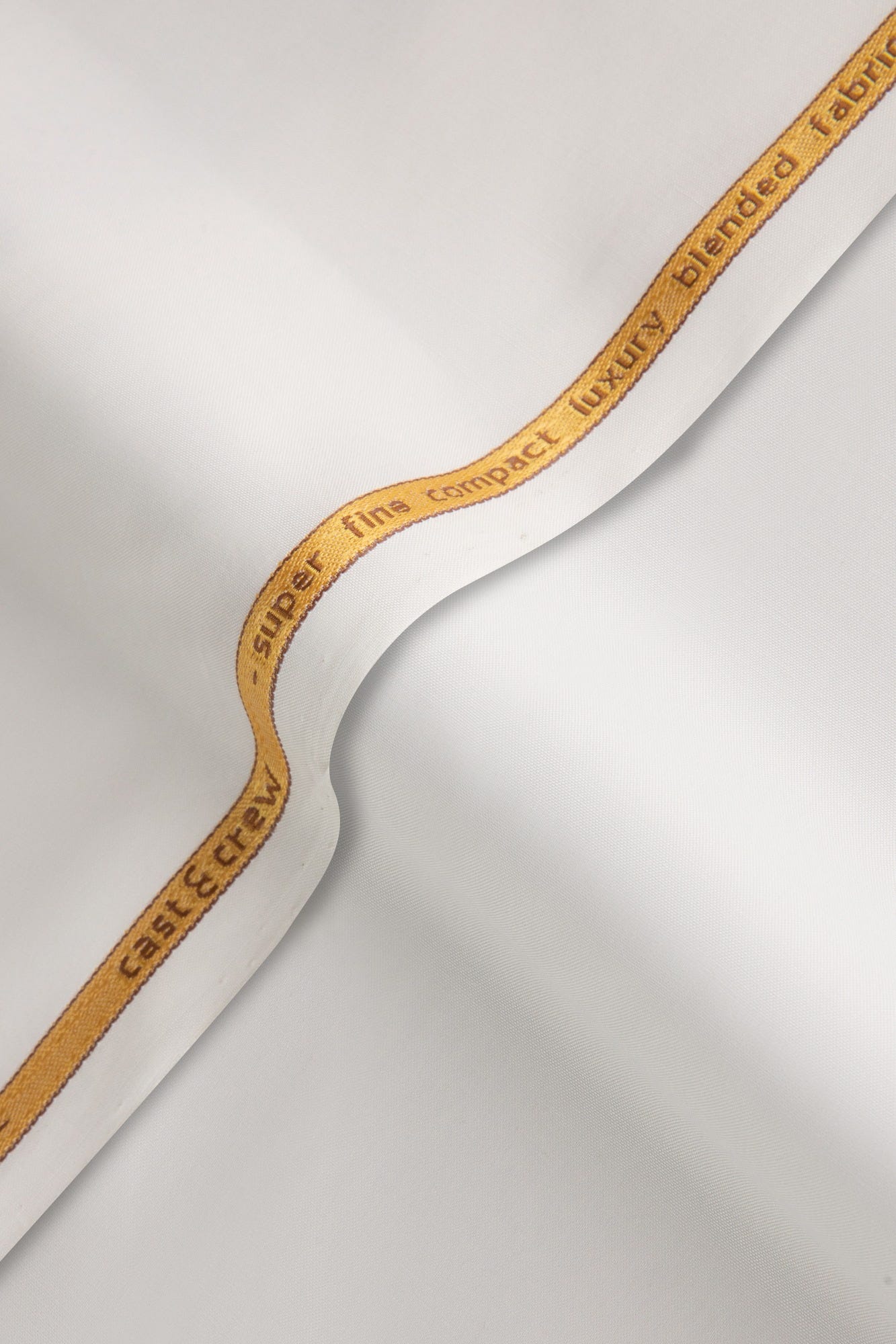 WEXFORD - WHITE UNSTITCHED KAMEEZ SHALWAR FABRIC