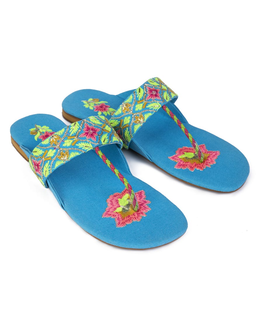Blue Chappal | Jlfwc-23-1233