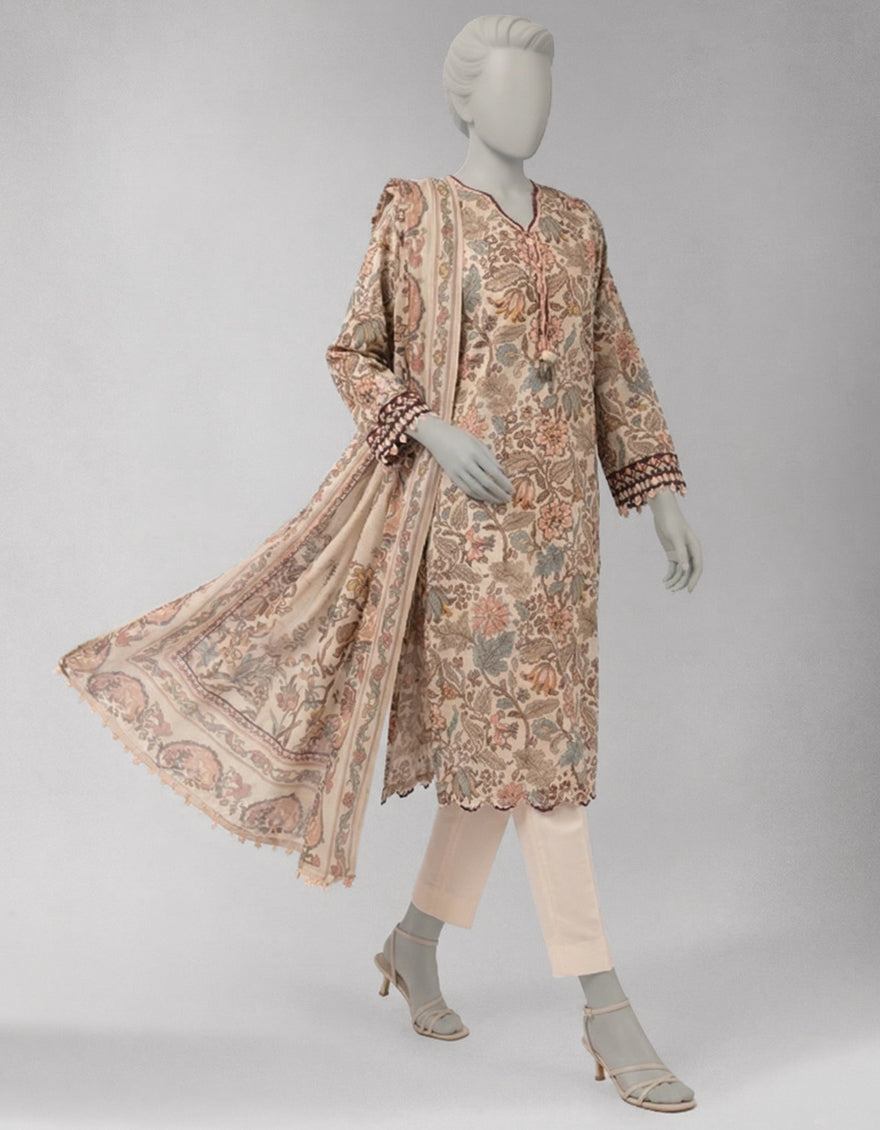 MULTICOLOR LAWN DIGITAL PRINTED UNSTITCHED 2PC