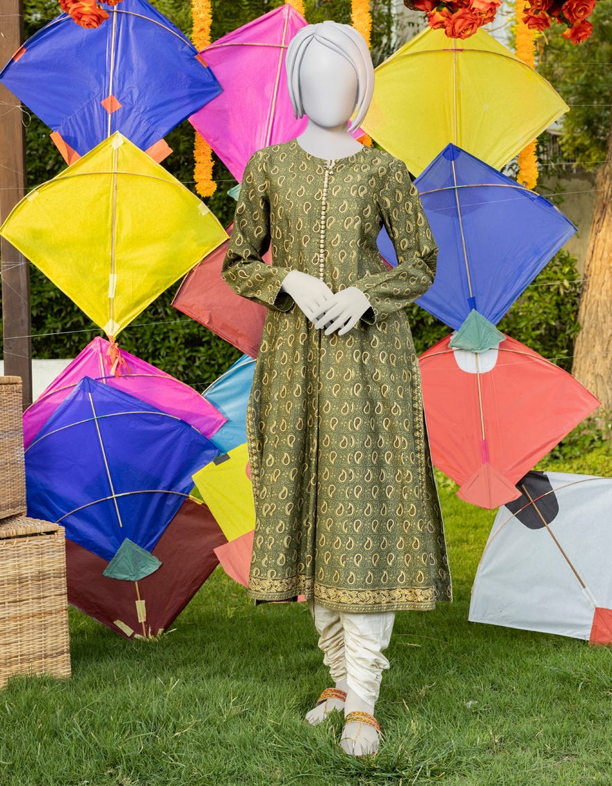 Green Lawn Kurti | Jygk-Ygkl-S-131-23
