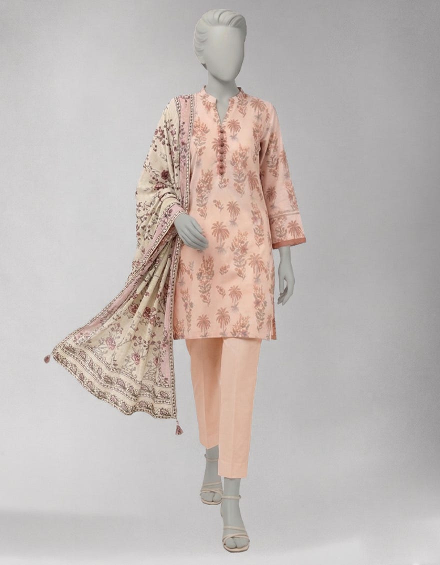 MULTICOLOR LAWN DIGITAL PRINTED UNSTITCHED 2PC