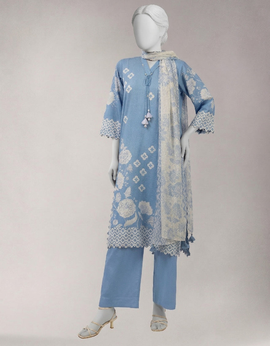MULTICOLOR LAWN DIGITAL PRINTED UNSTITCHED 2PC