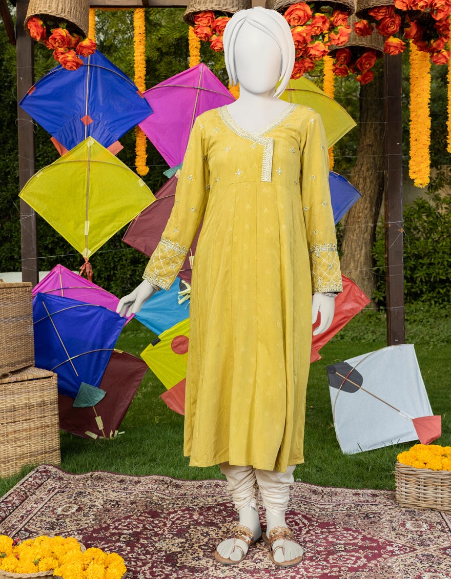 DHANI TEXTURED KURTA