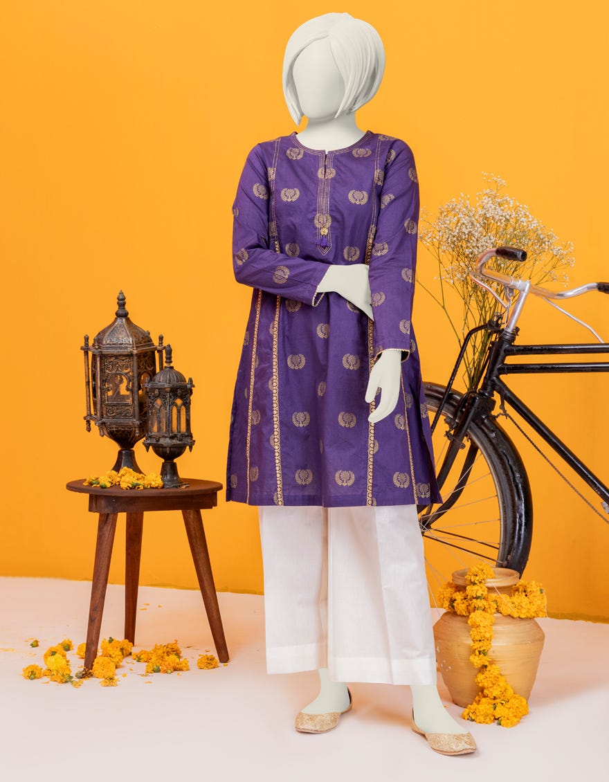 Purple Lawn Kurti | Jygk-S-Ygkl-148-24