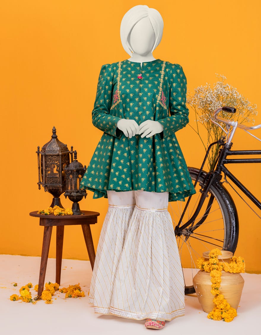 Green Lawn Kurti | Jygk-S-Ygkl-149-24