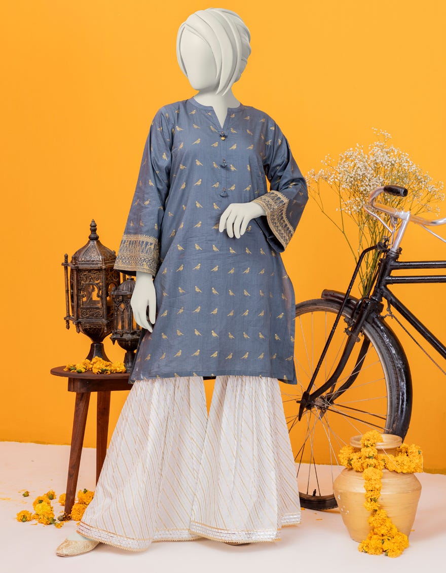 Grey Lawn Kurti | Jygk-S-Ygkl-152-24