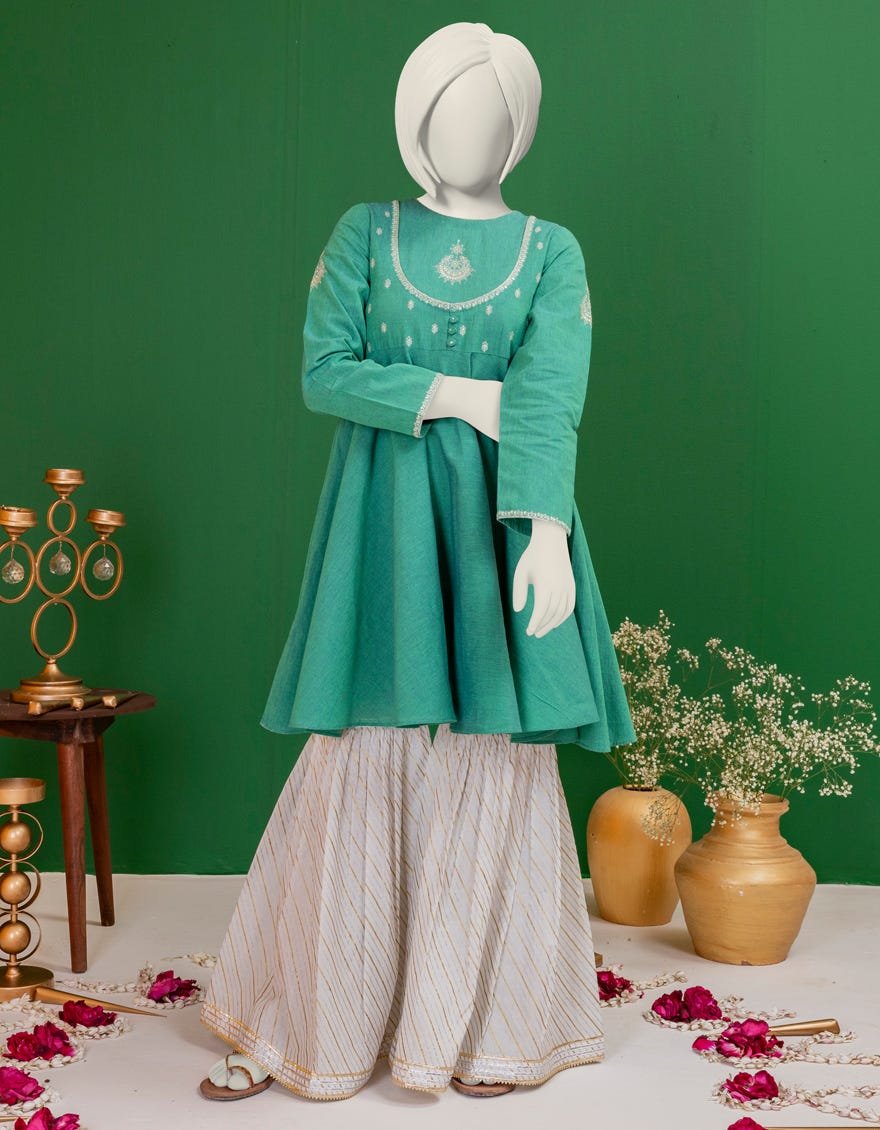 Green Textured Kurti | Jygk-S-Ygkl-155-24