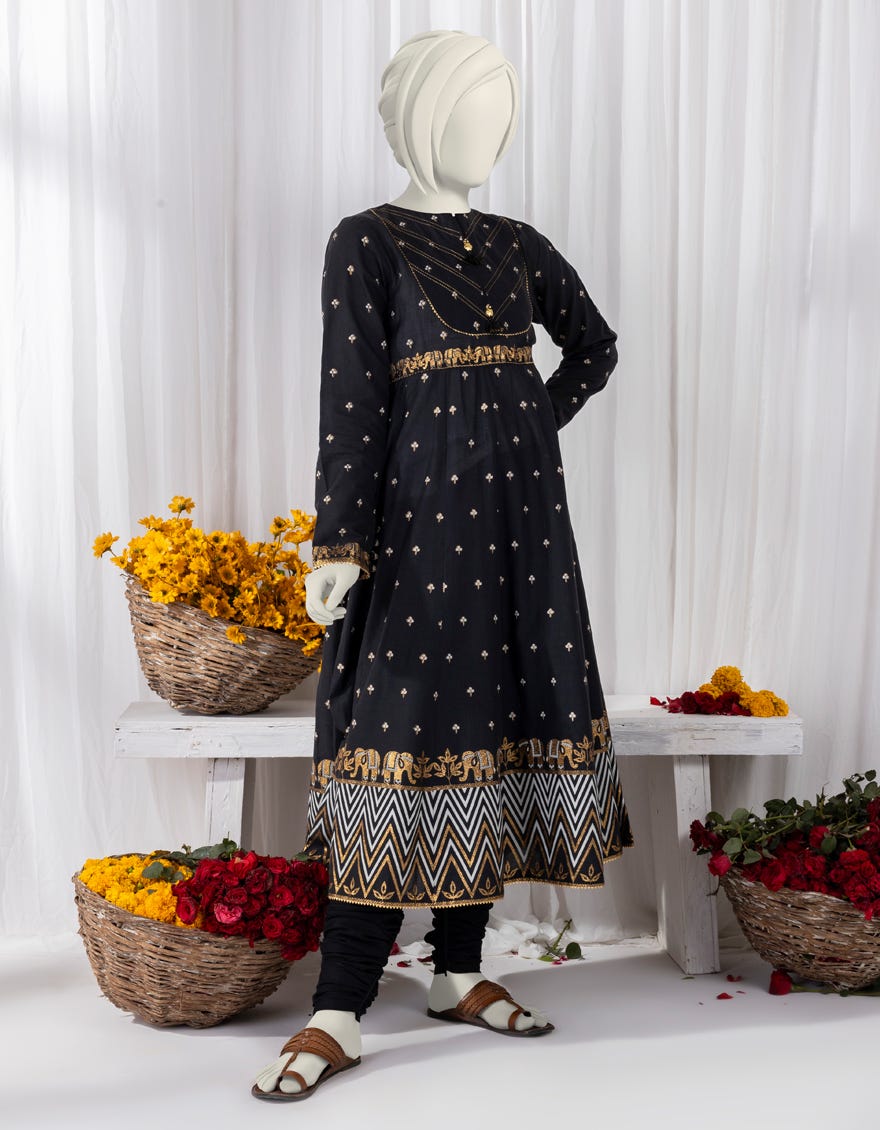 Black Lawn Kurti | Jygk-S-Ygkl-157-24