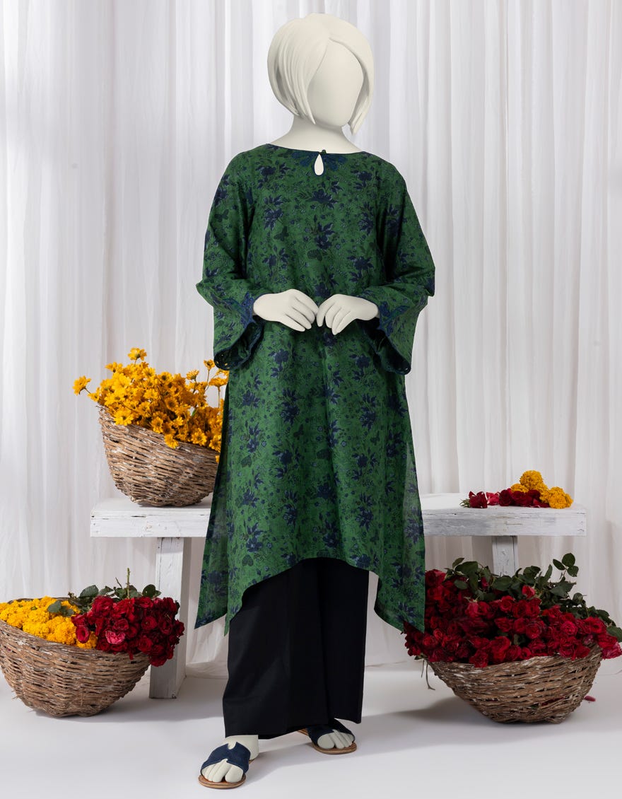 Green Cambric Kurti | Jygk-S-Ygkl-162-24