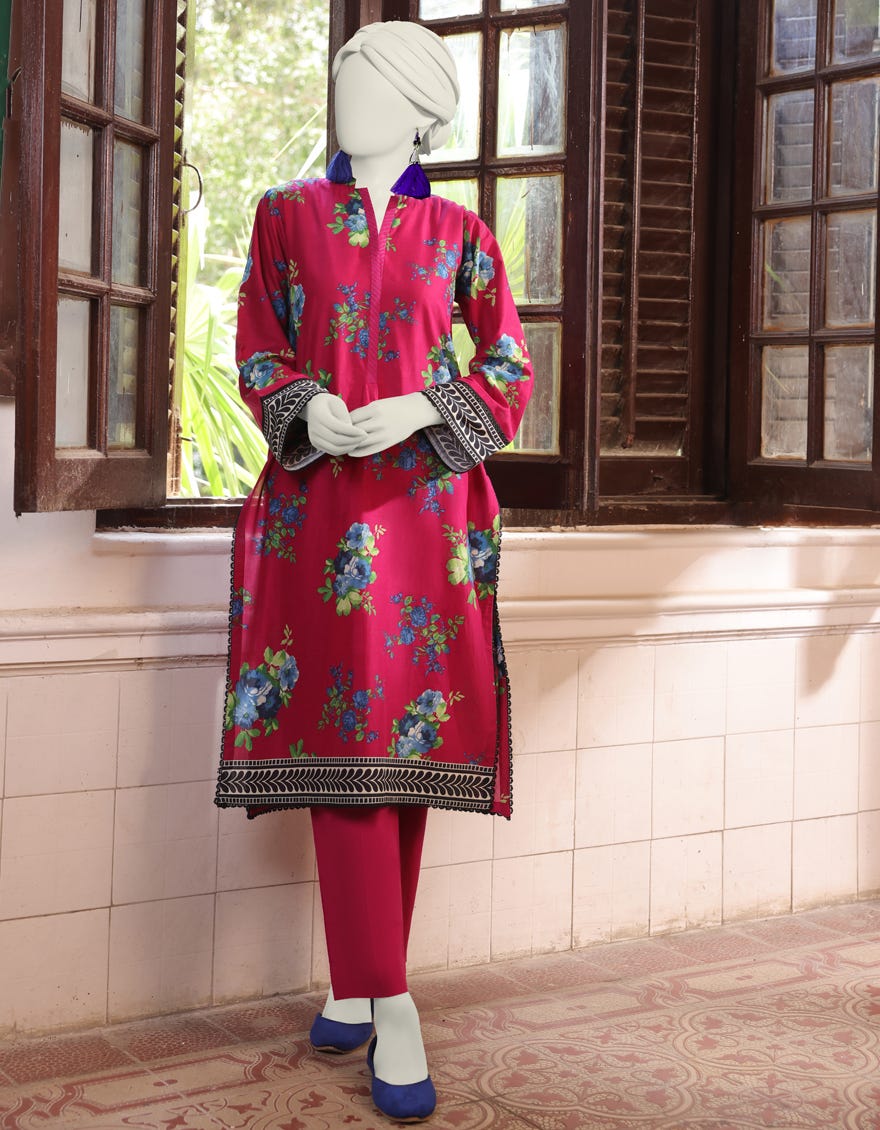 Multicolor Lawn Unstitched 2 Piece Dress | Jlawn-S-Jst-24-1700