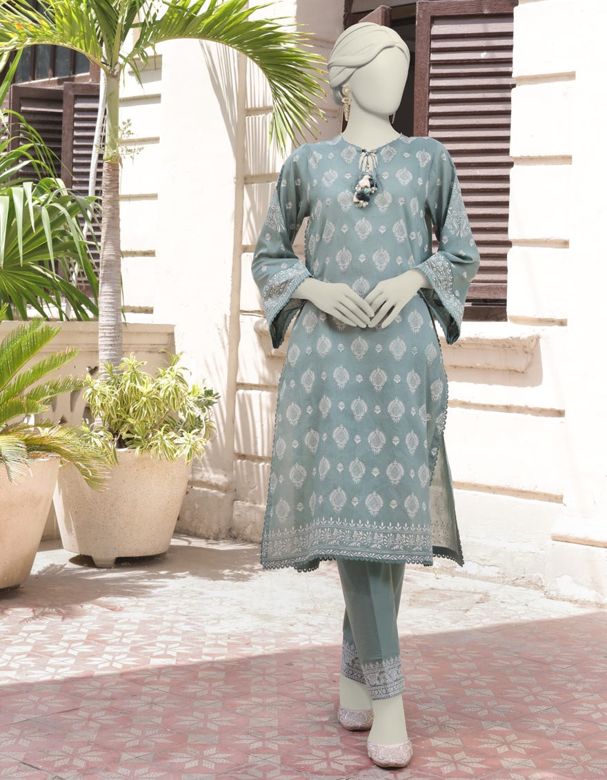 Green Lawn Unstitched 2 Piece Dress | Jlawn-S-Jst-24-1709