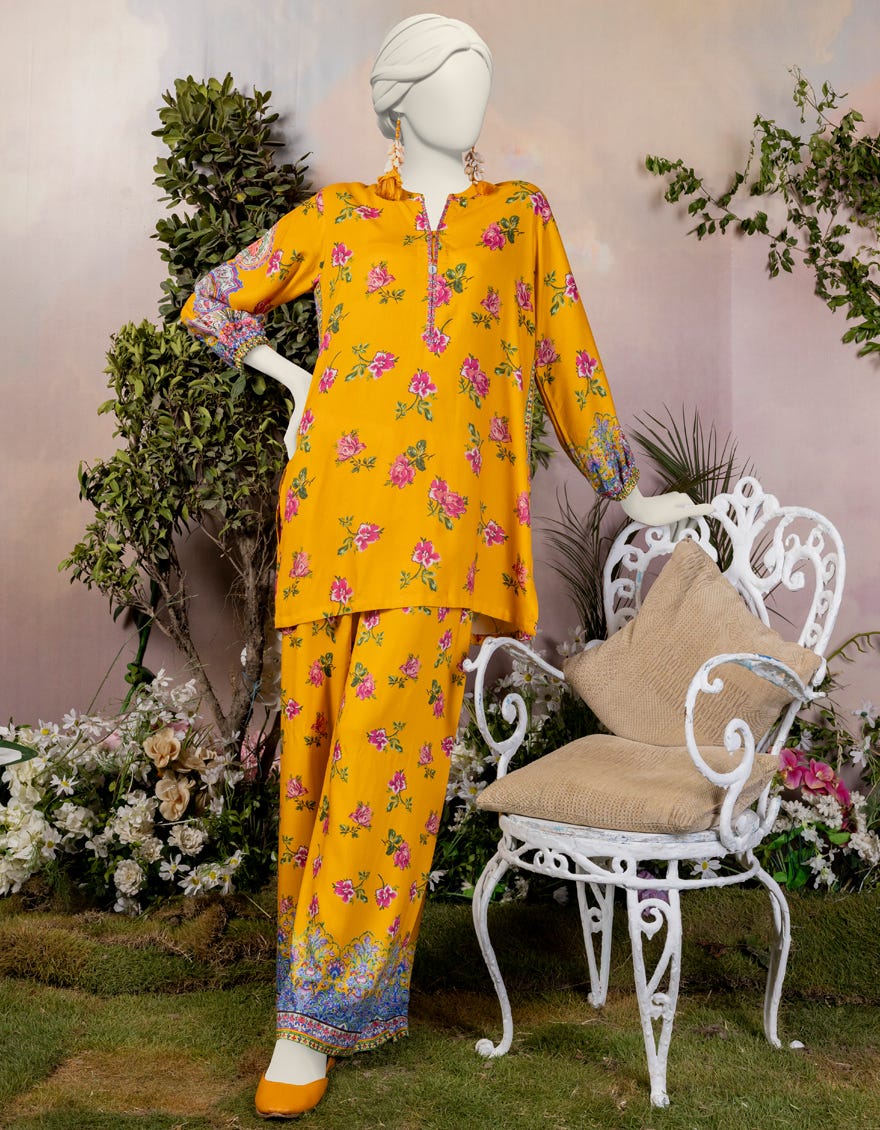 Yellow Liminal 2 Piece Printed Stitched | Jjpw-S-Jw2-24-2000