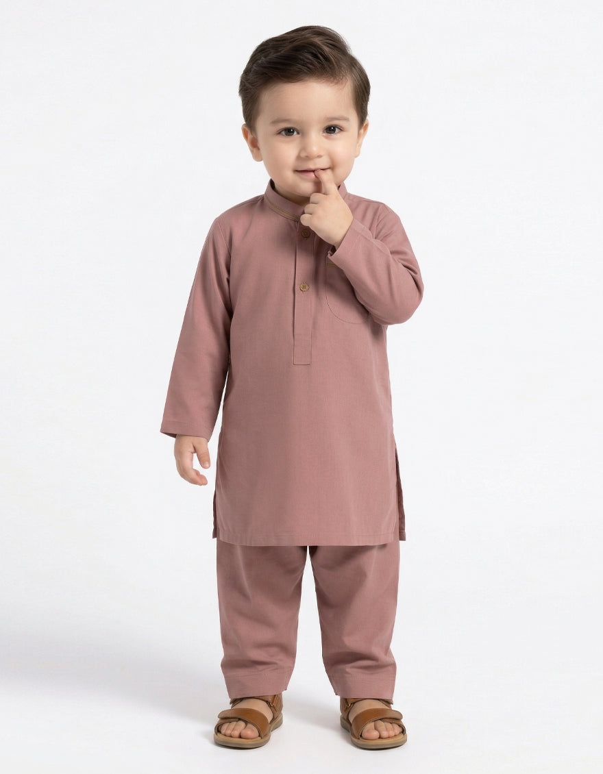 TEA PINK CASUAL KAMEEZ SHALWAR