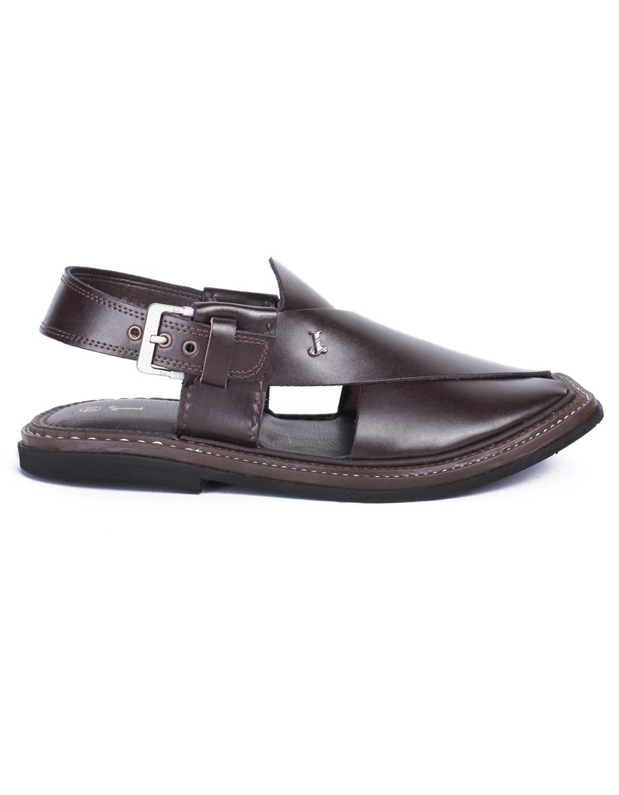 BROWN TRENDY PESHAWARI SANDALS