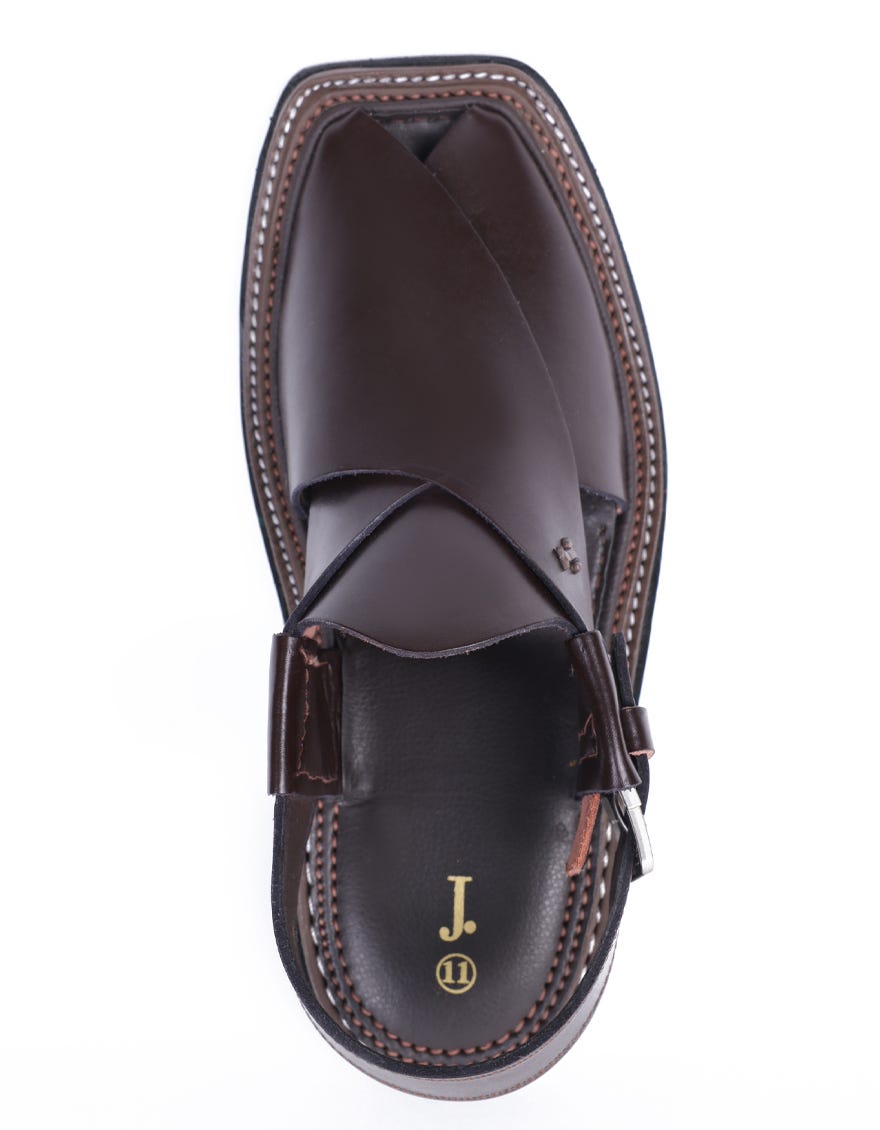 BROWN TRENDY PESHAWARI SANDALS