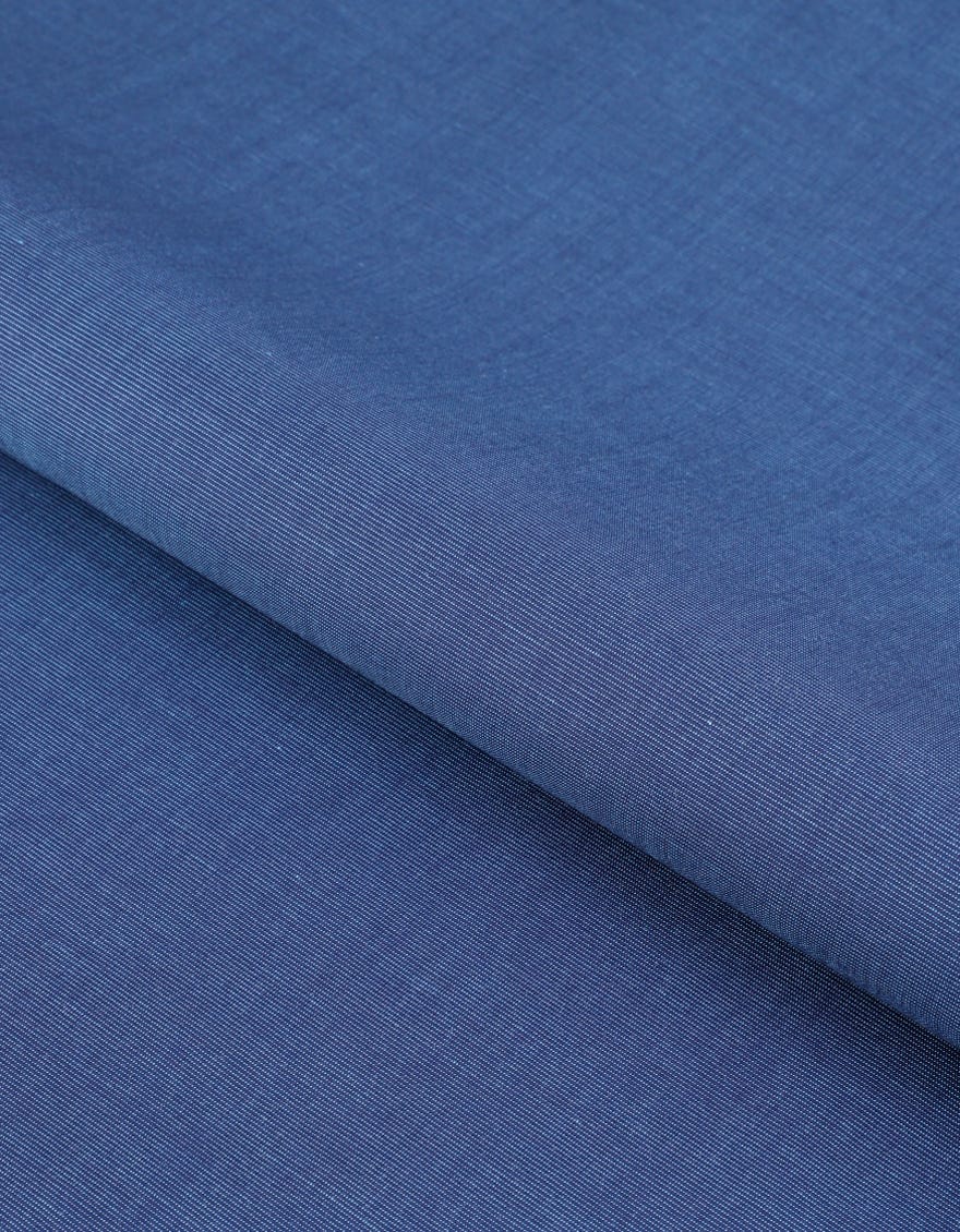 Prussian Blue Cotton Unstitched Kameez Shalwar Fabric | Jjms-2197
