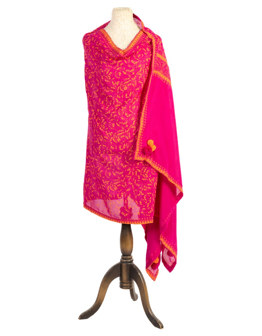 Pink Stole | Jlst-W-Stl-22-2666
