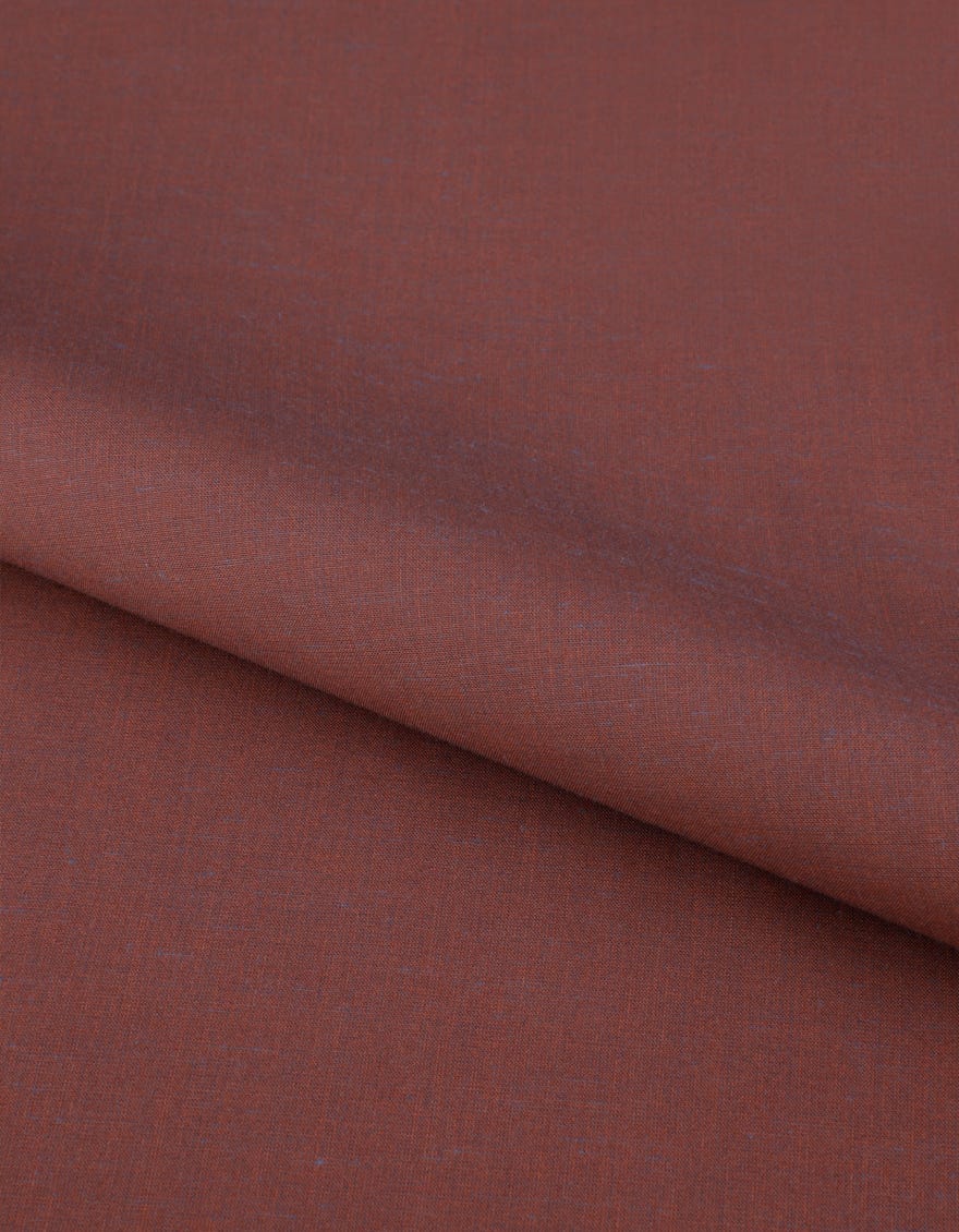 Rustic Brown Blended Unstitched Kameez Shalwar Fabric | Jjms-2236