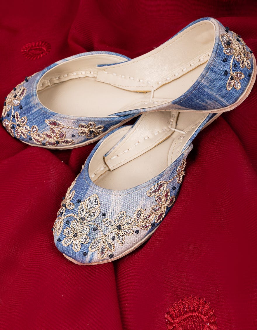 Blue Khussa | Jj-Klkh-23-009