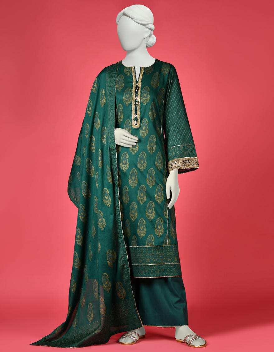 Green Lawn Unstitched 3 Piece Dress | Ccw-3Psu-S-23-025