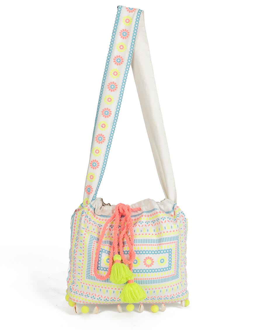 Multicolor Twill Handbag | Jjbl-23-028