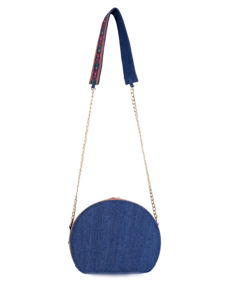 Blue Denim Handbag | Jjbl-23-034
