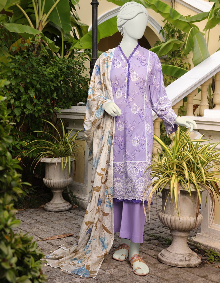 Purple Lawn Unstitched 3 Piece Dress | Jlawn-S-23-067 Aysun