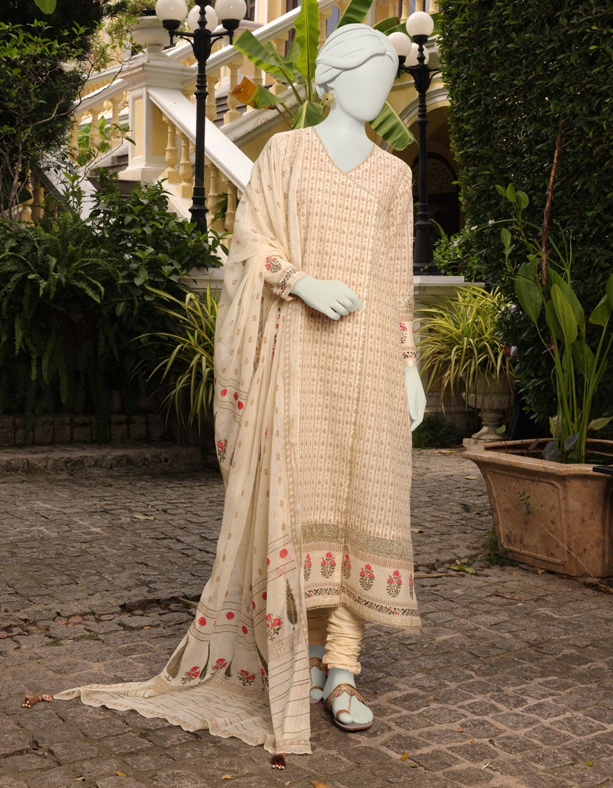 Lime Yellow Lawn Unstitched 3 Piece Dress | Jlawn-S-23-078 Eliska
