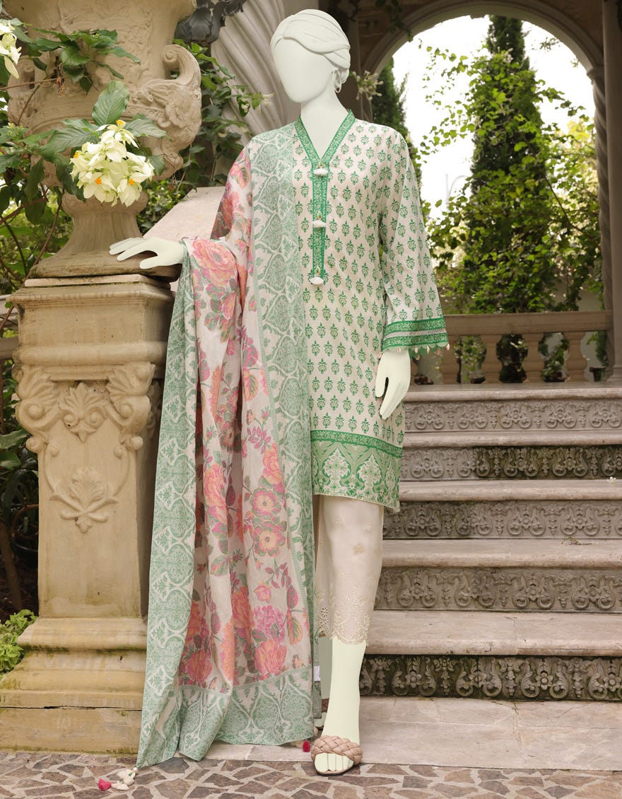 Multicolor Lawn Unstitched 3 Piece Dress | Jlawn-S-23-104 Zoraida