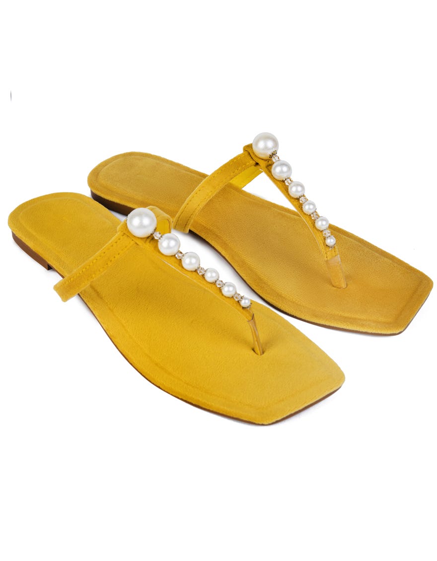 Yellow Chappal | Jlfwc-23-1237
